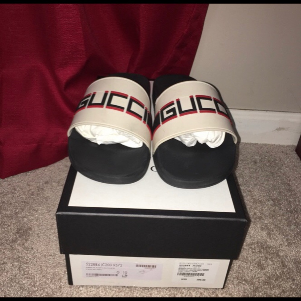 Gucci mens slides